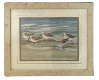 Print Of Sandpiper Birds