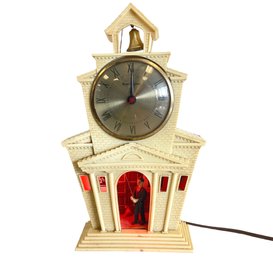 Vintage Master Crafters Figural Church Clock Model 560