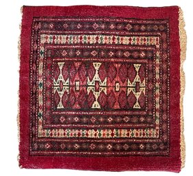 Small Hand Knotted Afghan Baluch Rug
