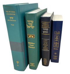 Hebrew Siddurim & Torah Commentary