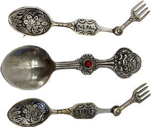 Three Spoons From Tibet And Nepal