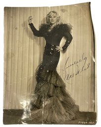 1930s Autographed Photo Of Mae West