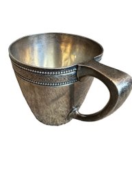 Large Gorman Sterling Silver Mug With Engraving