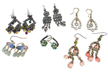 Pierced Earring Collection B - 6 Pairs