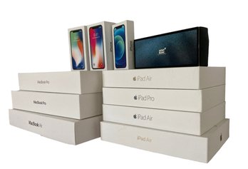 Collection Of Empty Apple Product Boxes