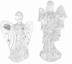Two Waterford Crystal Angels
