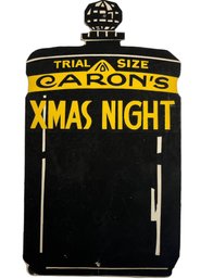 1930s GARON'S XMAS NIGHT Perfume Art Deco Advertising Card
