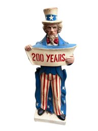 Vintage Uncle Sam Commemorative Metal Bank