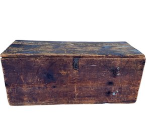 Antique Wooden Trunk (A)