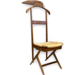 Vintage Hans Wegner? Danish Modern Gentleman's Valet Chair, Yugoslavia