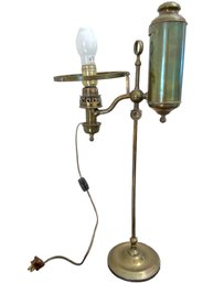 Vintage Adjustable Brass Lamp 11' X 6' X 21.5'