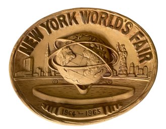 Vintage 1964-1965 New York World's Fair Plaque