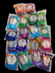 18 Collectable Vintage Beanie Babies New In Package Numbered 1-18  2000