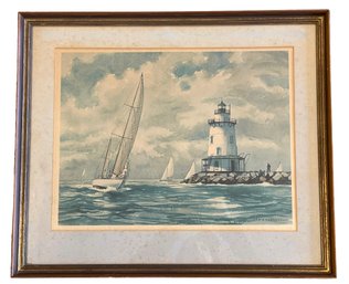 Signed Lithograph By Yngve Edward Soderberg (1896-1972) - Retail $75 To $800