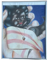 Baby Doll Oil On Canvas