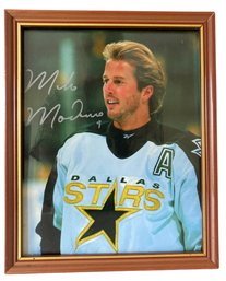 Autographed Photo Of Mike Modano, Dallas Stars