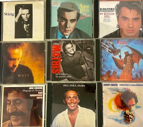 Fifty-Four Male Pop Artists CDs (A)