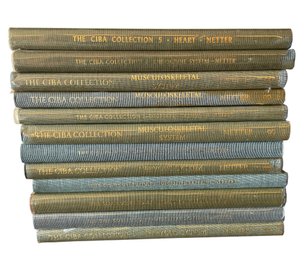 Thirteen Volumes CIBA Collection Of Medical Books By Frank Netter