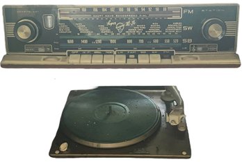 Vintage Blaupunkt  AM/FM / Shortwave  SB  Receiver & Turntable From Old Cabinet