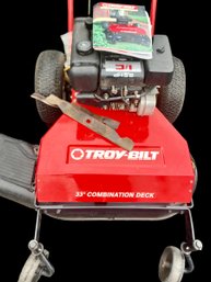 Troy Bill Wide Cut Mower 33' 8.5 HP Starts And Runs