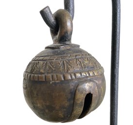 Antique Tibetan Bell On Stand