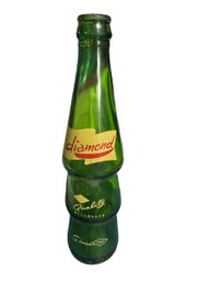 Retro Diamond Ginger Ale Soda Bottle