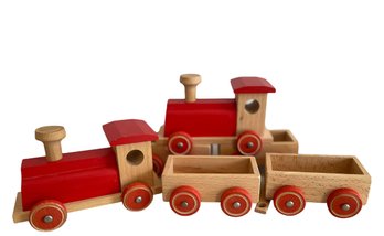 Wooden Pull Train Toys