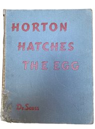 First Printing 1940 'Horton Hatches The Egg' By Dr. Seuss