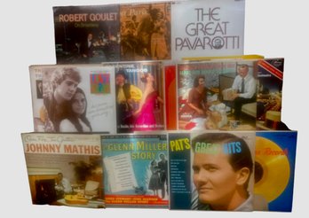 18  Vintage Popular Music LP Albums (D)