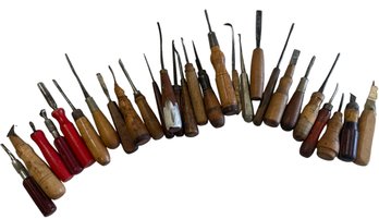 Collection Of Vintage Wood Chisels (C)