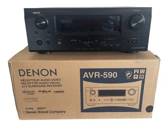 Vintage DENON AVR 590 Surround  Receiver In Original Box