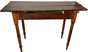 Antique Rustic Farmhouse Table 41.5' X 17' X 27'