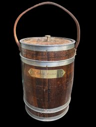 Twin Elms Barrel Ice Bucket