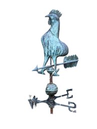 Copper Rooster Weathervane