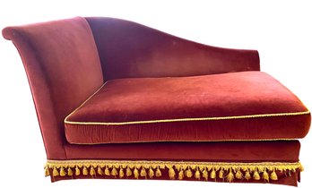 Vintage Velvet Fainting Couch By Baker 48' X 32' X 32'