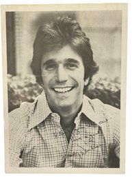 1970s Autographed Photo Of Henry Winkler