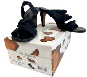 Donald J Pilner Black Sandals Size 6.5