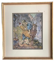 'The Good Samaritan-after Delacroix' By Vincent Van Gogh Print (DP)
