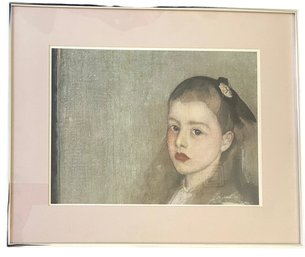 Nicely Framed Print Of James McNeil's 'Miss Cicely Alexander' 22' X 18'