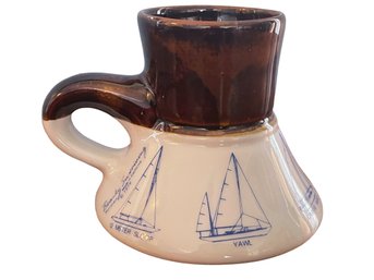 Vintage 1979 Captain's Mug By Bearly Surviving Porcelain