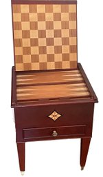 Game Box Table - Chess, Backgammon & Checkers