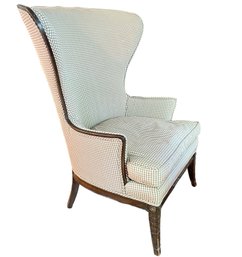 Oversized Antique Wing Back Chair