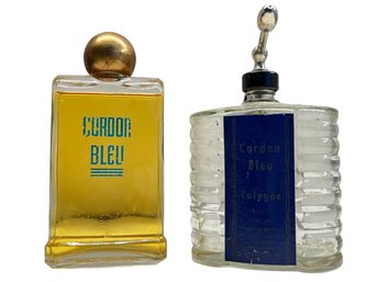 Atomizer Bottle & Refill 1930s 'Cordon Bleu Cologne' By Arnold Duvall