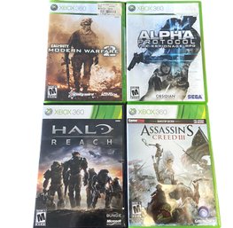 Four Xbox-360 Games