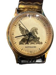 Vintage Wittnauer Gold Stainless Pegasus Watch