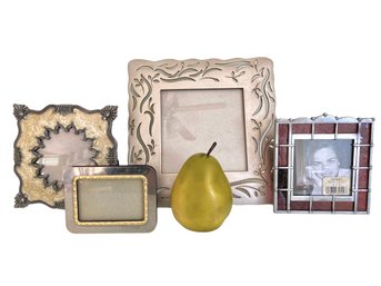 Four Metal Picture Frames