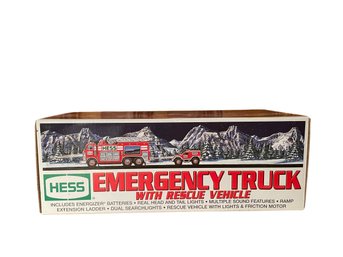 Vintage Hess Emergency Truck & Rescue Vehicle - New In Box