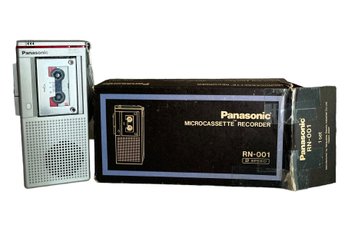 Vintage Panasonic RN001 Micro Cassette Recorder In Original Box
