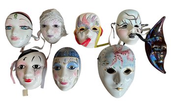 Collection Of Porcelain Masks