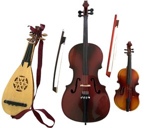Three Stringed American Girl Dolls Instruments For (L)